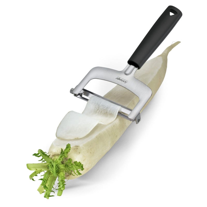 triangle 3-Piece Slicer - Includes Three Interchangeable, Ultra-Sharp Stainless Steel Blades - Creates Thin to Thick Slices - Dishwasher Safe - Image 4